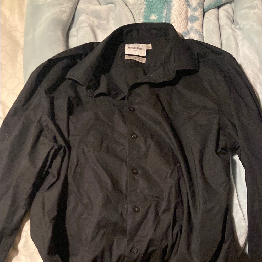 Black Button-Up Shirt